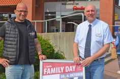 Oliver Zunk und Hans Joachim Hamer freuen sich auf viele Teilnehmer:innen beim ersten „family day“ in Lütjenburg