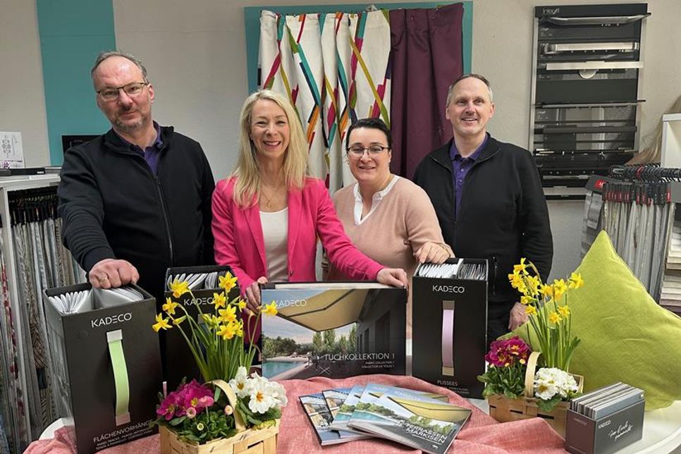 Das Team der Raumstation (v. lks.): Swen Butzke, Tanja Zschunke, Svenja Hamann und Markus Hinrichs.