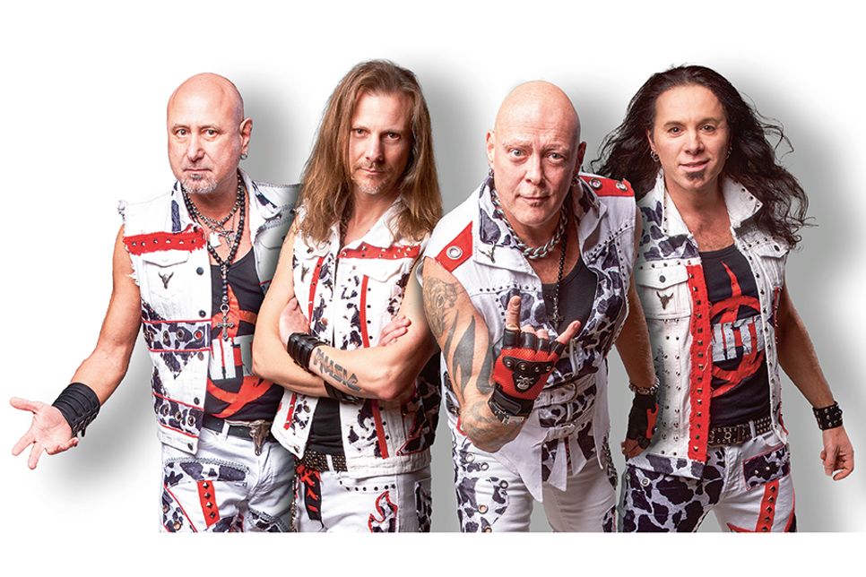 Rocken am Samstagabend: „United 4“; Kriss Danger (v.li.), Akki Janßen, Mazze Glazze und Steve Vania.