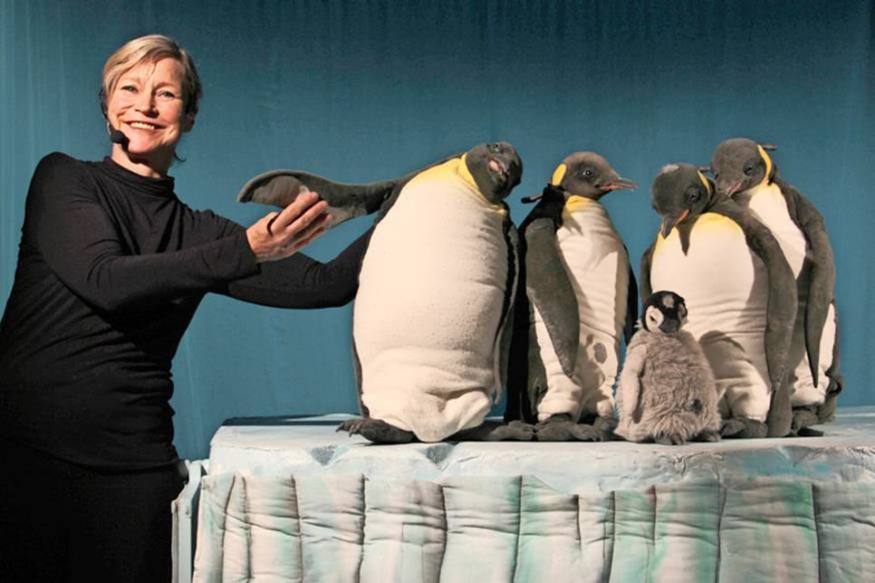 Friederike Krahl spielte das Stück „Pit Piguin“.
