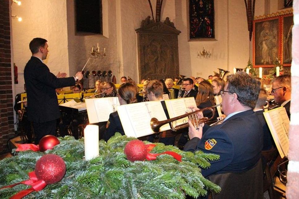 Das Blasorchester sorgte mit seiner musikalischen Vielfalt für einen Konzertabend, der unter die Haut ging.