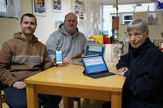 Danny Seidel, Norbert Mohwinkel und Kirsten Friedrich (v. lks.) freuen sich über eine rege Beteiligung.
