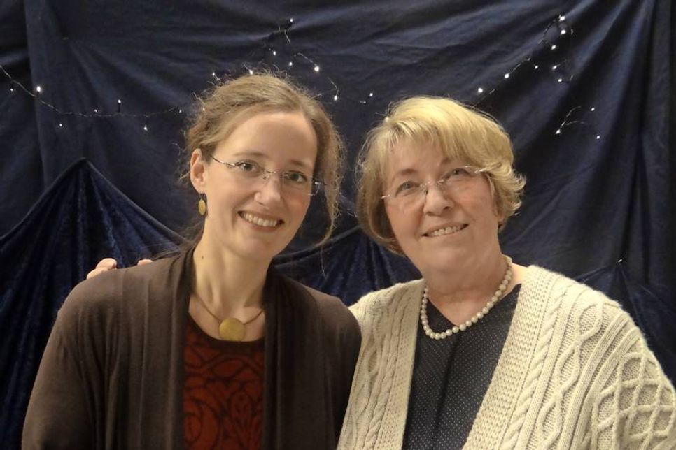 Renate Willers (re.) übergab die Kindergartenleitung an Mona Klempnow.