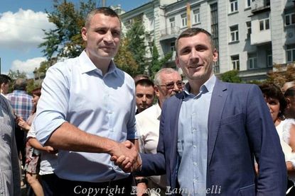 Vitali Klitschko und Oleg Beresniev.