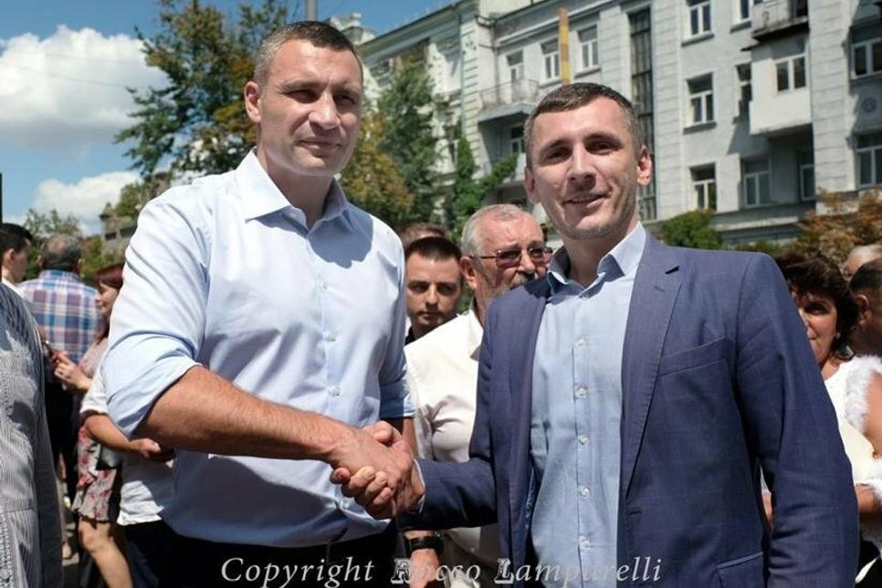 Vitali Klitschko und Oleg Beresniev.