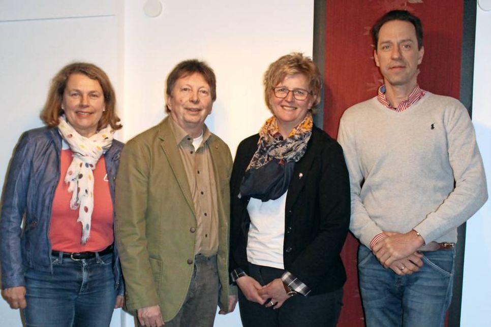 Neuer Vorstand: Susanne Wächter, Wolfgang Lemke, Anja Lamp und Mirco Schmeiser (v. lks.).