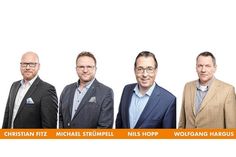 Die vier Gemeindevertreter des &amp;quot;BürgerBündnis Neue Perspektive&amp;quot; (von links): Christian Fitz, Michael Strümpell, Nils Hopp und Wolfgang Hargus.