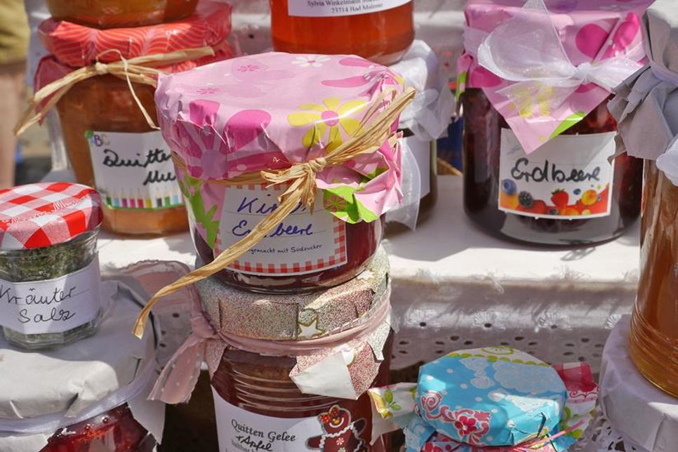 Ob Gartendekoration oder Marmelade, es gibt viele selbst gemachte Produkte zu entdecken.