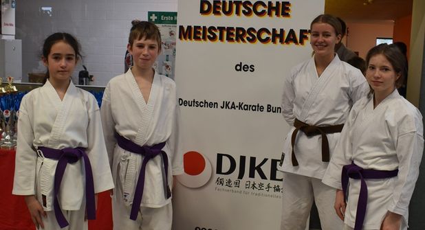 Vanessa Wesp, Jesper Zabor, Pietje Schultz und Sophie Bohner.