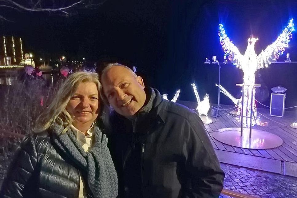 Aneta und Thomas Becker waren aus Plön gekommen.