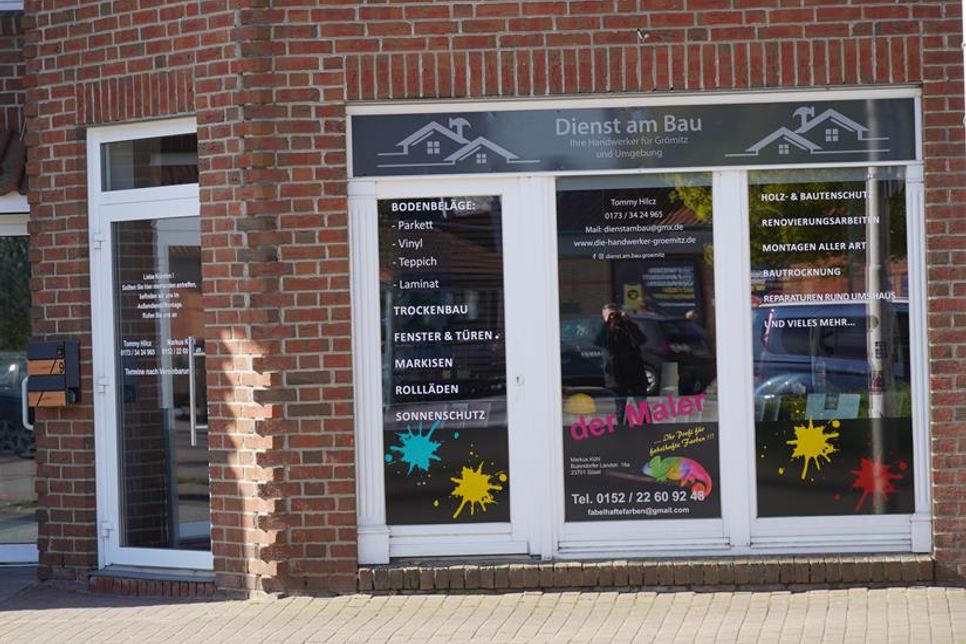 Die Büroräume in der Neustädter Straße 9 in Grömitz. Ab Juni kommt ein weiteres in der Schützenstraße 18 dazu.