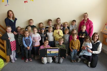 Vorlesestunde mit dem Kamishibai: Die Kinder hatten einen tollen gemeinsamen Vormittag.