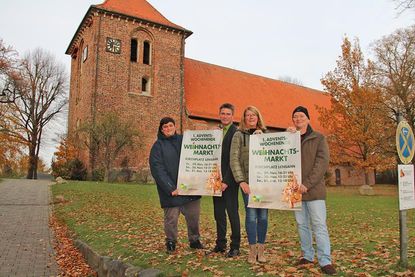 v.l.n.r. Vadim König, Michael Robien, Petra Rathje und Eckhard Schulte