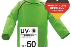 Badeshirts und Mützen mit einem hohen UV-Schutz findet man im eska Kaufhaus.