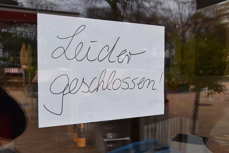 Viele Geschäfte haben zur Zeit geschlossen. Die Betreiber hoffen auf ein baldiges Ende der aktuellen Situation.