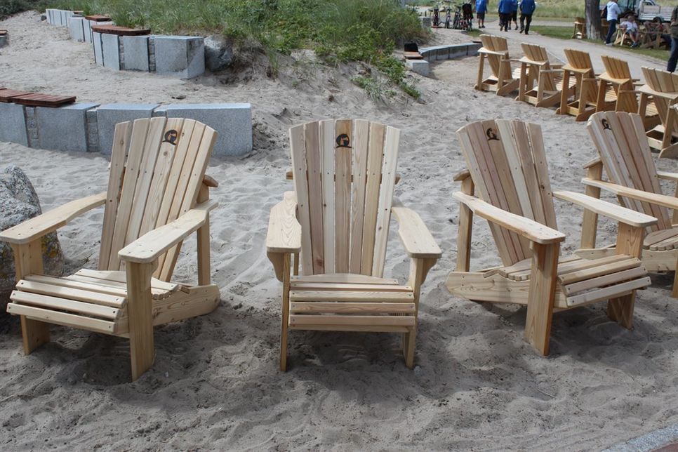 Die neuen Meermacher-Stühle sind echte Hingucker.