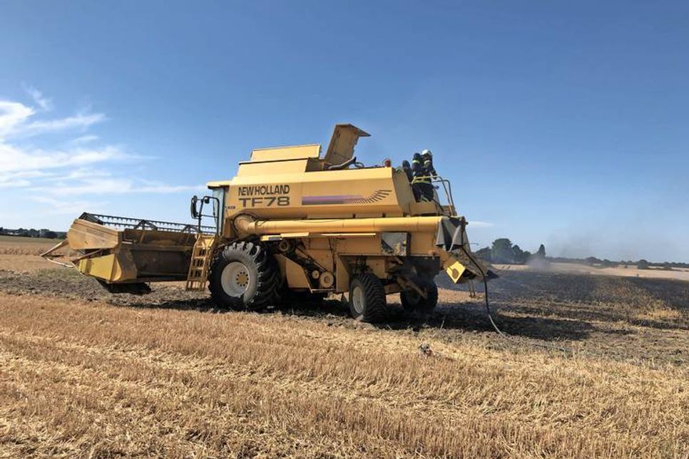 Rettin/Rogerfelde. Wochenlange Trockenheit hat nicht nur die Waldbrandgefahr enorm ansteigen lassen - auch Felder sind bedroht. Aus bislang ungeklärter Ursache stand in Rogerfelde am Dienstagnachmittag plötzlich ein Teil eines abgeernteten Rapsfeldes in Flammen. Der Flächenbrand konnte schnell von den Feuerwehren Neustadt, Altenkrempe und Roge gelöscht werden. Kurze Zeit später musste die Feuerwehr Neustadt erneut ausrücken, um einen Feldbrand zwischen Rettin und Pelzerhaken zu löschen. (sm/ab)