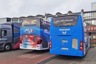 Auch der Gästebus war dem der Störche etwas voraus.