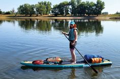 Anne Kraatz absolvierte den zweiten Teil ihrer Elbe-SUP-Tour. (Foto: Anne Kraatz)