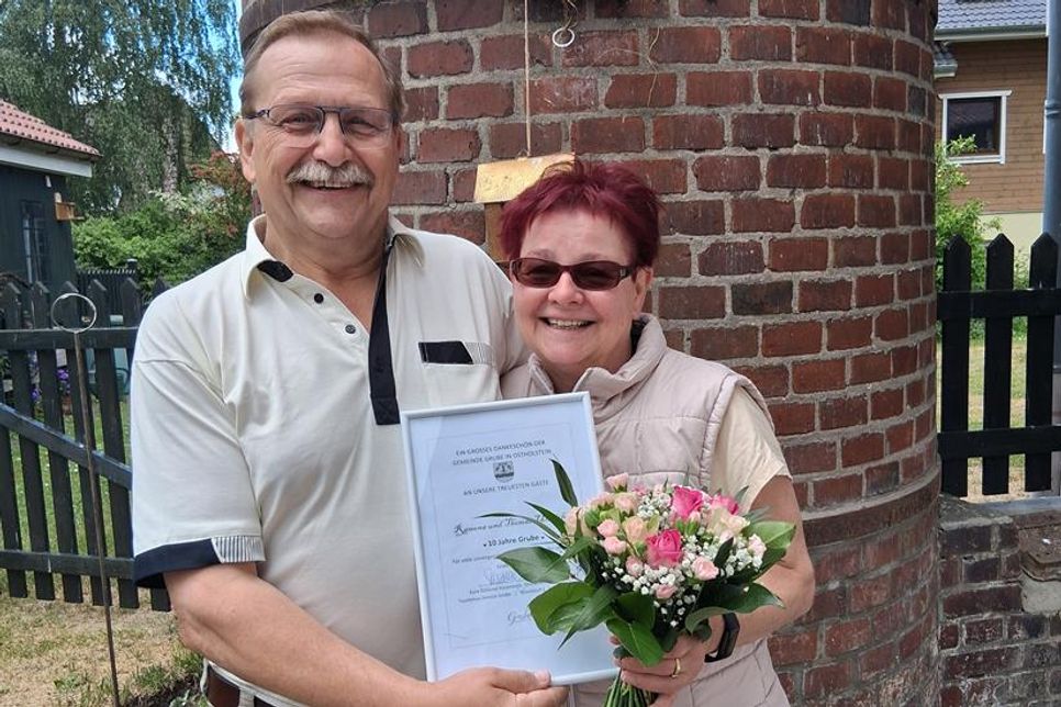 Das Ehepaar Ulbricht aus Sachsen kommt seit 10 Jahren nach Grube.