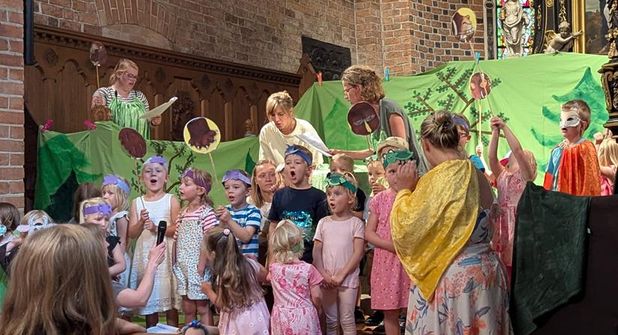 Höhepunkt des Festes war die Theateraufführung „Der Grüffelo“.