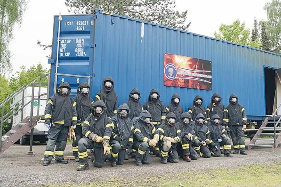 Zwei solcher „Brandcontainer“ hat die Gemeindewehr Bad Schwartau für das kommende Wochenende angemietet. Zuschauer sind bei den „Einsätzen“ herzlich willkommen.