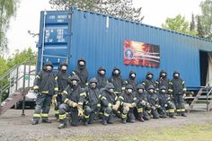 Zwei solcher „Brandcontainer“ hat die Gemeindewehr Bad Schwartau für das kommende Wochenende angemietet. Zuschauer sind bei den „Einsätzen“ herzlich willkommen.