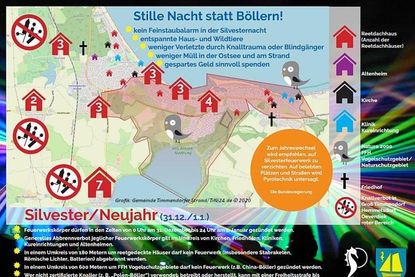 "Stille Nacht statt Böllern!" in der Gemeinde Timmendorfer Strand