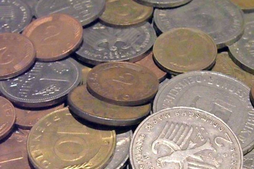 Mit Mark und Pfennig in die Stadt.