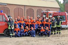 Die Jugendfeuerwehren aus Grömitz und Bliesdorf.