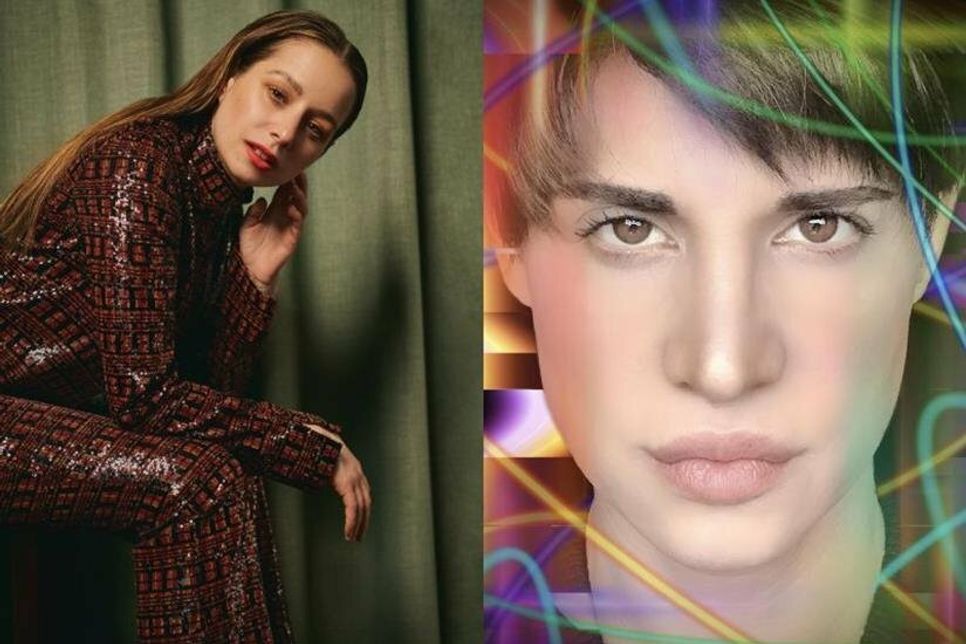 Sängerin, Musicaldarstellerin und Schauspielerin Senta-Sofia Delliponti (links) ist vielen auch noch unter ihrem Künstlernamen „Oonagh“ bekannt. Und Sänger Fady Maalouf (rechts) kommt auch zum Showtalk nach Timmendorfer Strand.
