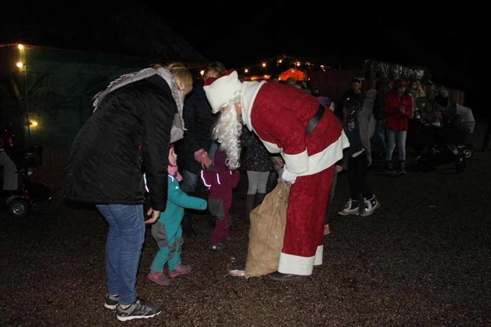 Der Weihnachtsmann hat sein Kommen am Freitag fest zugesagt.