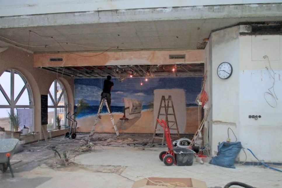 Zum Start im neuen Jahr: Baubeginn für die neue „Meerbar“ in der Ostsee Therme.