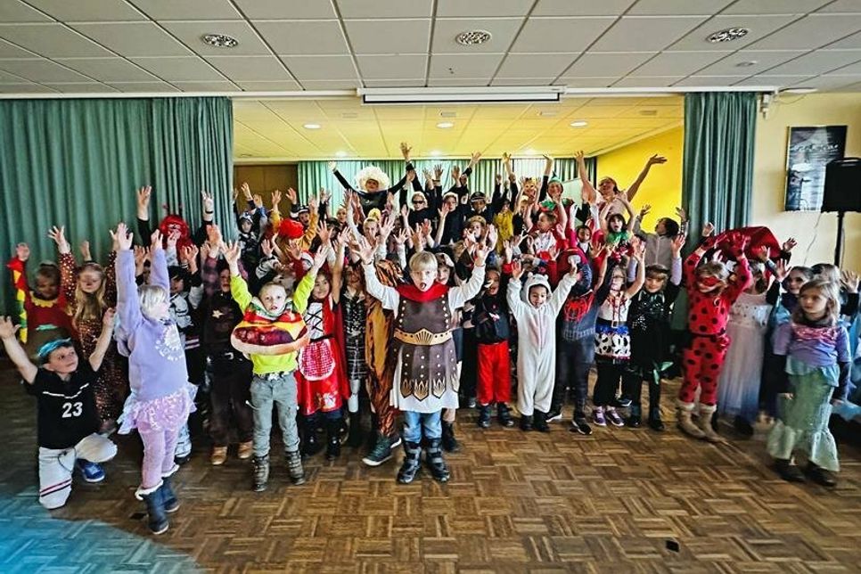 Alle Kinder waren fantasievoll verkleidet.