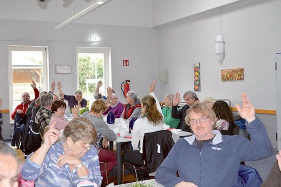 Am Sonntag (3. März) stimmten die Kleingärtner über diverse Tagesordnungspunkte ab.