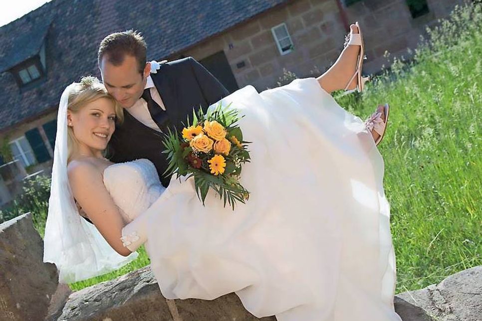 Der Brautstrauß, das wichtigste Accessoire der Braut. Foto: MEV.