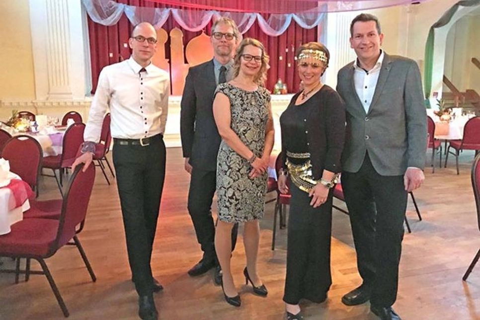 Das bewährte Team des Festausschusses (v. l.): Thomas Hanisch, Sven Kapries, Katja Wildner, Nadine Alpen und Frank Karper sowie Sabine Thiel (nicht mit abgebildet).