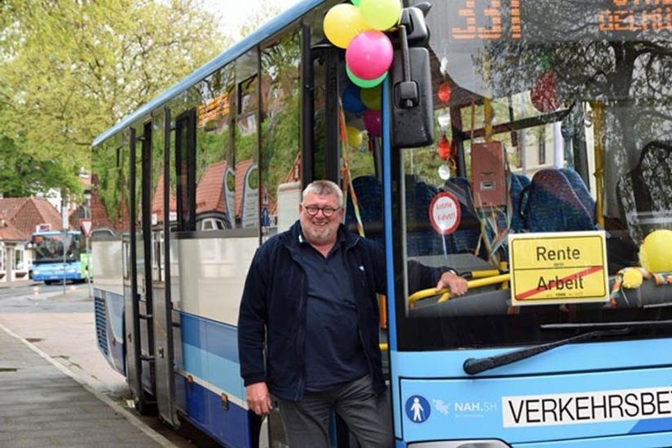 Letzte Dienstfahrt Busfahrer Dieter Wittke