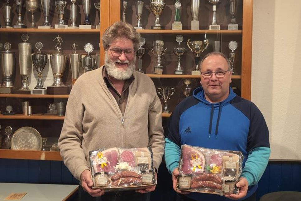 Die Skat- und Knobelmeister des Harmsdorfer SV.