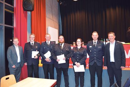 Gemeindefeuerwehr Ratekau: Führungsspitze im Amt bestätigt