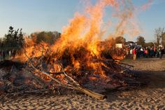 Am 30. April findet auf der Südstrandwiese in Kellenhusen das traditionelle Maifeuer mit Livemusik statt.