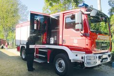Die Feuerwehr war zu Gast in der Kita Rappelkiste in Pönitz.