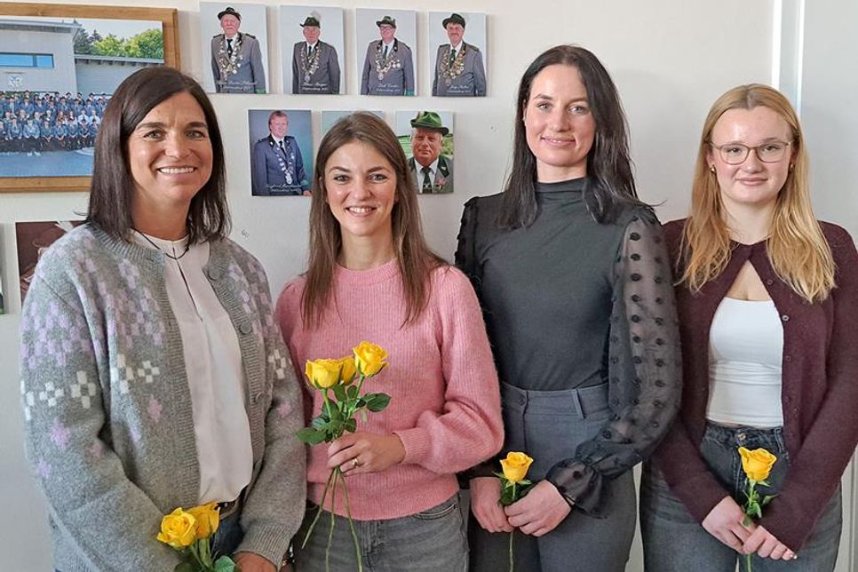 Erfolgreiche Reiterinnen (v.l.): Christine Bendfeld, Julia Hein, Carina Wacks und Felicitas Peter.