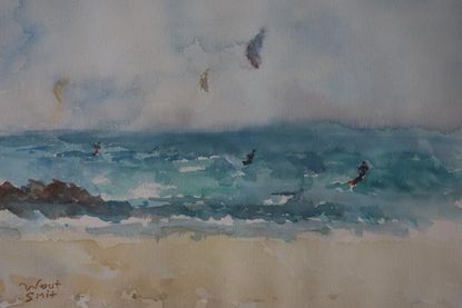 Wout Smit: Kitesurfen, Heidkate SH.