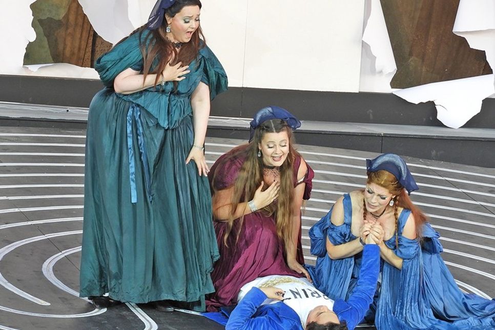 Der Förderverein fordert den Einsatz aller Beteiligten, damit Festspiele noch viele weitere erfolgreiche Spielzeiten wie die letzte (hier: „Die Zauberflöte“) erleben.