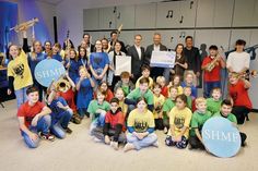 Groß war die Freude der Ratekauer Schüler bei der Verleihung des Musikpreises.