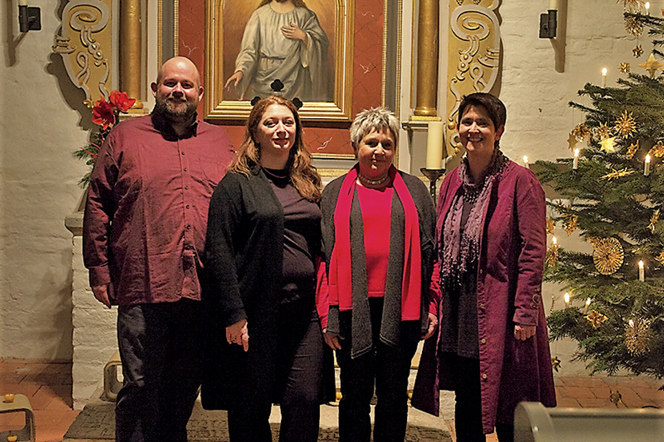 Rainer Mensing, Luise Gündel, Inge Rainers-Woch und Claudia Süssenbach.