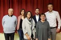 Der neue Vorstand des Neustädter Tanz-Clubs: Schriftführer Klaus Müchler, 2. Beisitzerin Dr. Heike Wünnenberg, 2. Vorsitzende Dr. Barutha Dehn-Müller, 1. Vorsitzende Henning W. Schönrock, 1. Beisitzerin Anja Jahn, Kassenwart Stefan Garling (v. lks.).