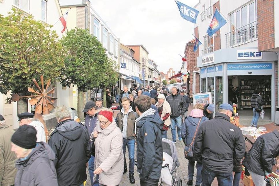 Beim letzten verkaufsoffenen Sonntag war richtig was los in der Stadt.