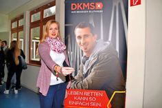 Lea Menzner hat Stammzellen für eine an Leukämie erkrankte Frau gespendet und warb vor kurzem im OGT darum, sich als Spender registrieren zu lassen. (Foto: René Kleinschmidt)